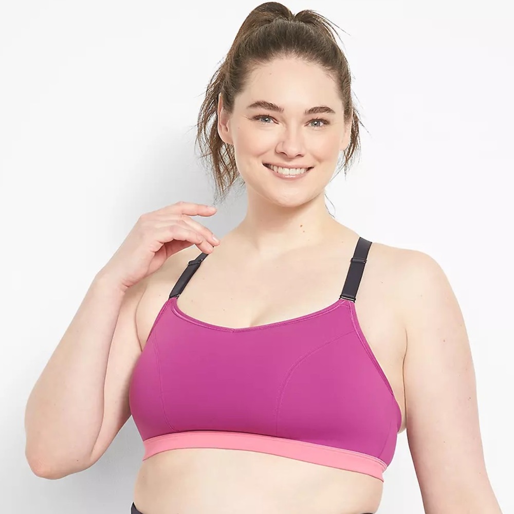 LIVI Active super soft low impact sports bra. Size 14/16. No wire, strappy back